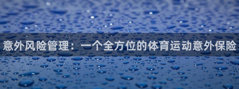 3377体育官网下载招商电话号码查询：意外风险管理：一个全方