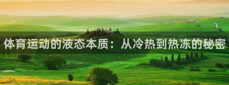 3377体育官方正版app集团官网网址：体育运动的液态本质：